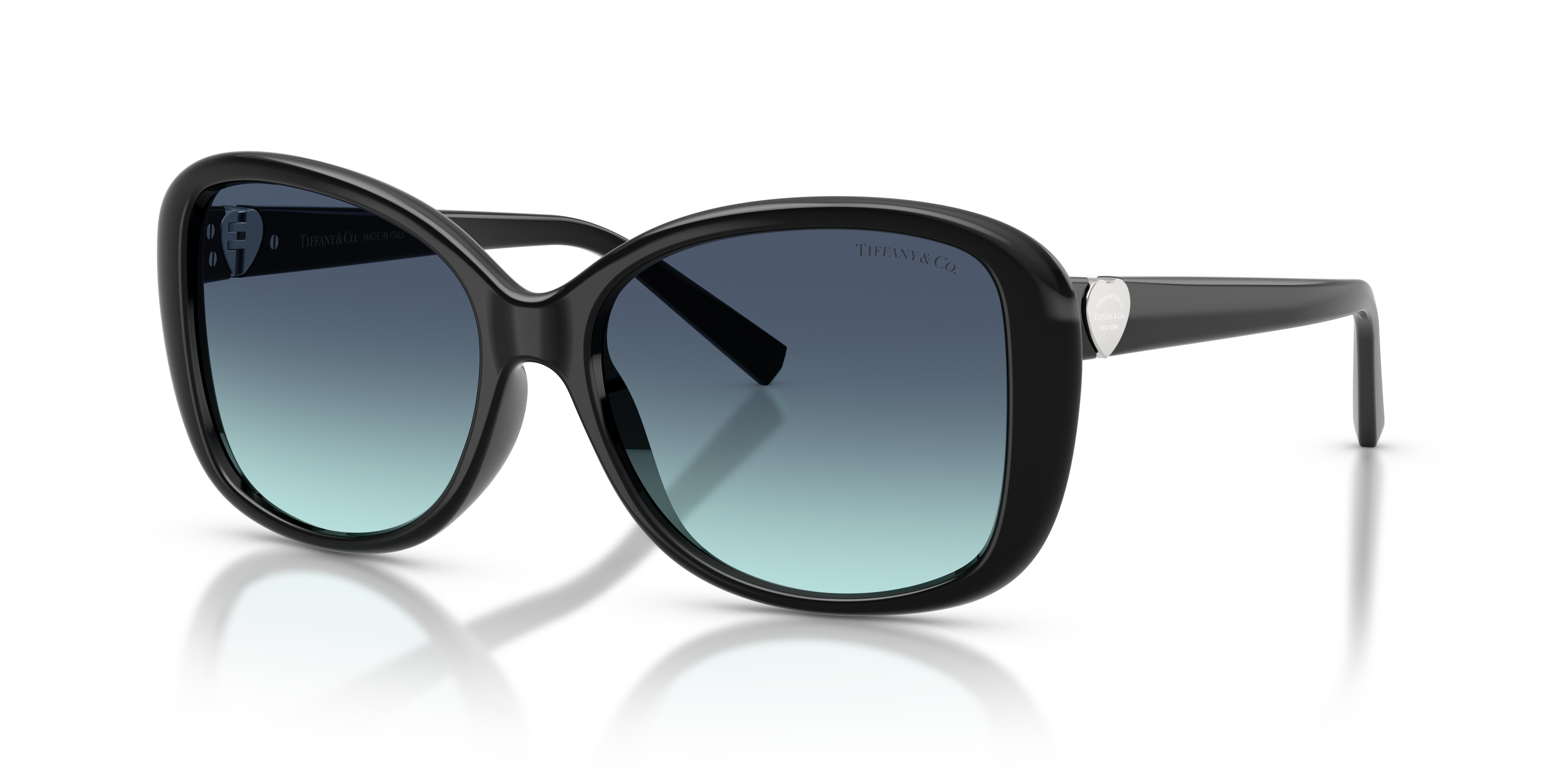 Tiffany & Co. TF4257U L (56 - 16) with Blue lenses and Black frame
