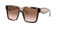 PRADA PR 24ZS Black - Women Luxury Sunglasses, Dark Grey Lens