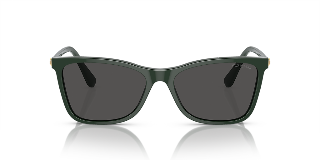 Swarovski SK6004 M (55 - 16) with Grey lenses and Green frame