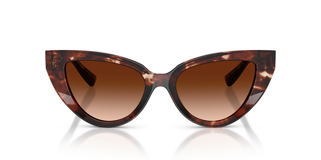 Dolce & Gabbana Tortoiseshell Cat-Eye Sunglasses - Brown Lenses Dolce & Gabbana DG4538 tortoise frame with gradient brown  main image 2