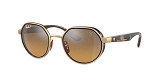 Ray-Ban Hexagonal Flat Lenses S (48 - 21) with Green lenses and