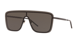 saint laulent クラヴァット　黒×白 Saint Laurent SL 276 Mica XS (53 - 16) with Grey lenses and