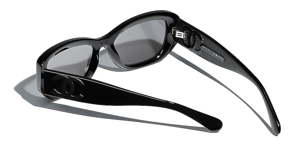 Chanel Rectangle Sunglasses CH5493 M (55 - 18) with Grey