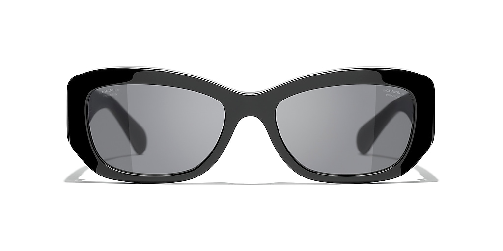 Chanel Rectangle Sunglasses CH5493 M (55 - 18) with Grey