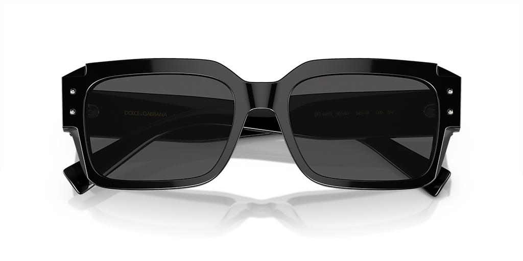 Dolce&Gabbana DG4460 L (56 - 18) with Grey lenses and Black frame