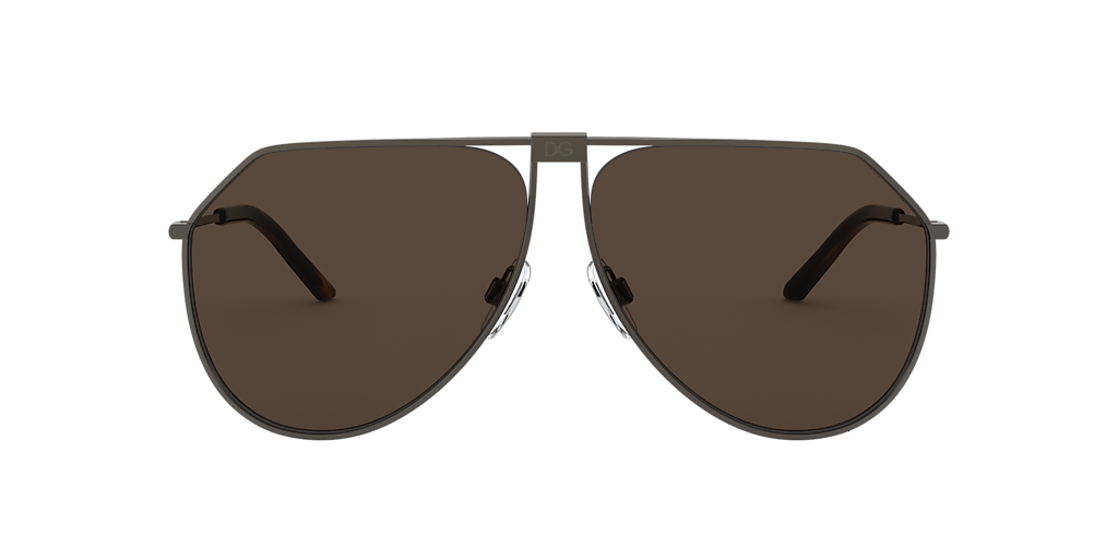 DOLCE&GABBANA DG2248 Bronze - Men Luxury Sunglasses, Dark Brown Lens