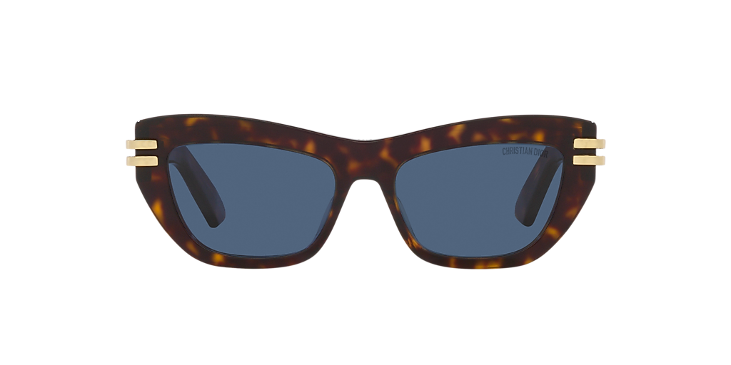 DIOR CDior B2U XXS (52 - 16) with Blue lenses and Tortoise  display picture 1