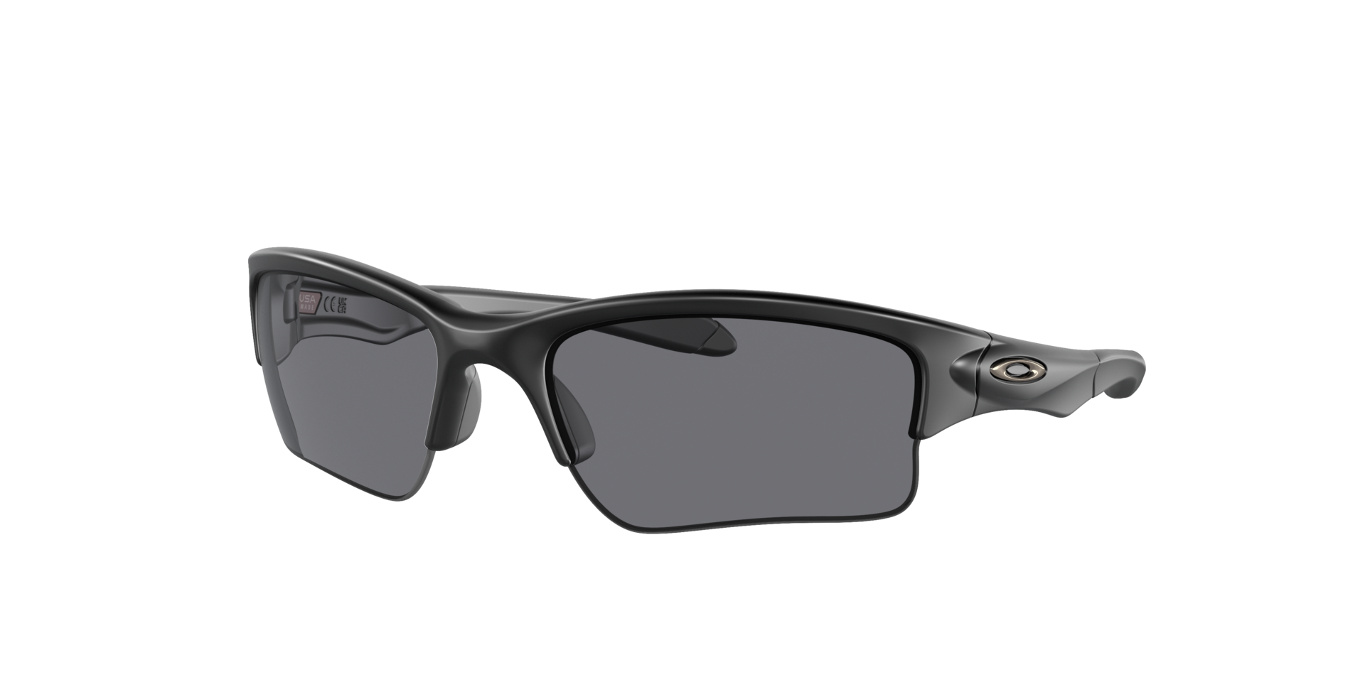 Oakley Man Sunglass OO9200 Standard Issue Quarter Jacket™ (Youth Fit) - Frame color: Matte Black, Lens color: Grey
