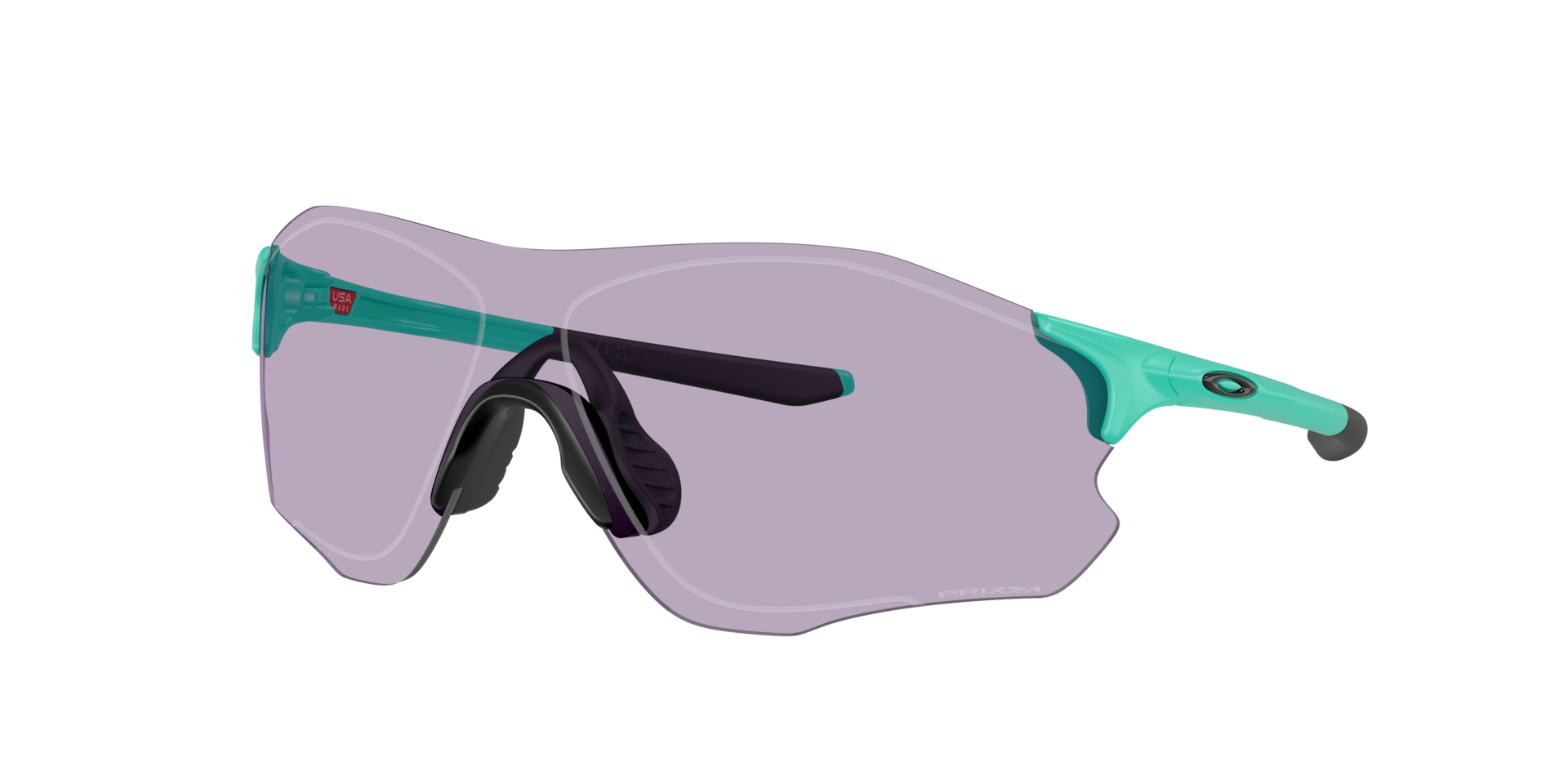 Oakley Man Sunglass OO9313 EVZero™ Path® (Low Bridge Fit) -  Frame color: Matte Celeste, Lens color: Prizm Slate