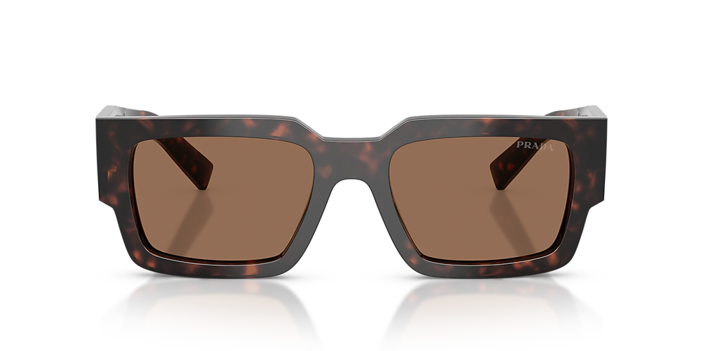 PRADA PR B17S Root Tortoise - Men Luxury Sunglasses, Dark Brown Lens