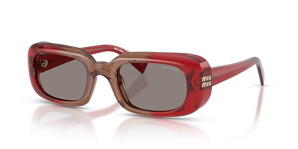 Miu Miu MU B13S S (52 - 22) with Grey lenses and Red frame