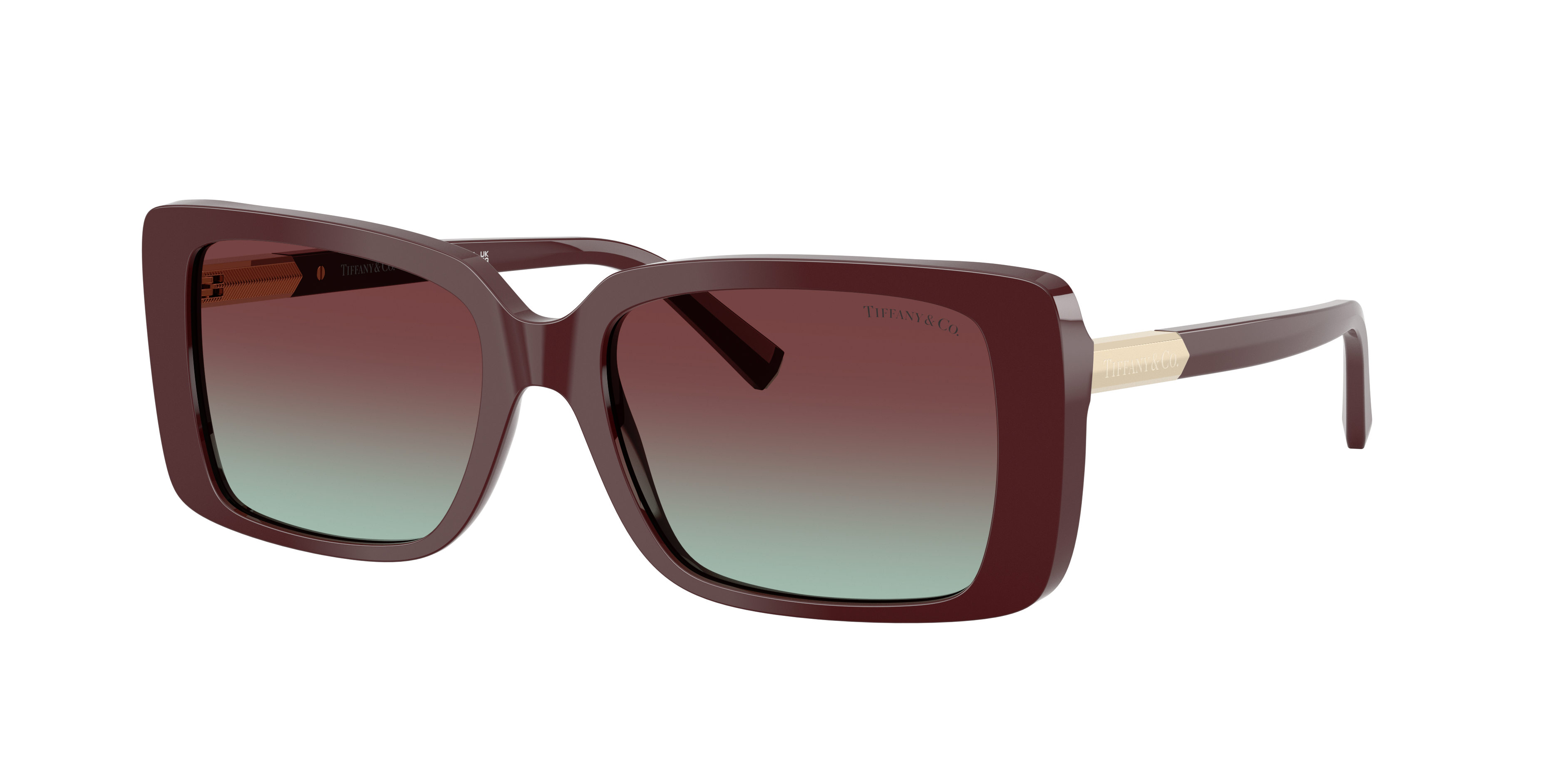 Tiffany & Co. Woman Sunglass TF4249 -  Frame color: Burgundy, Lens color: Azure/Burgundy