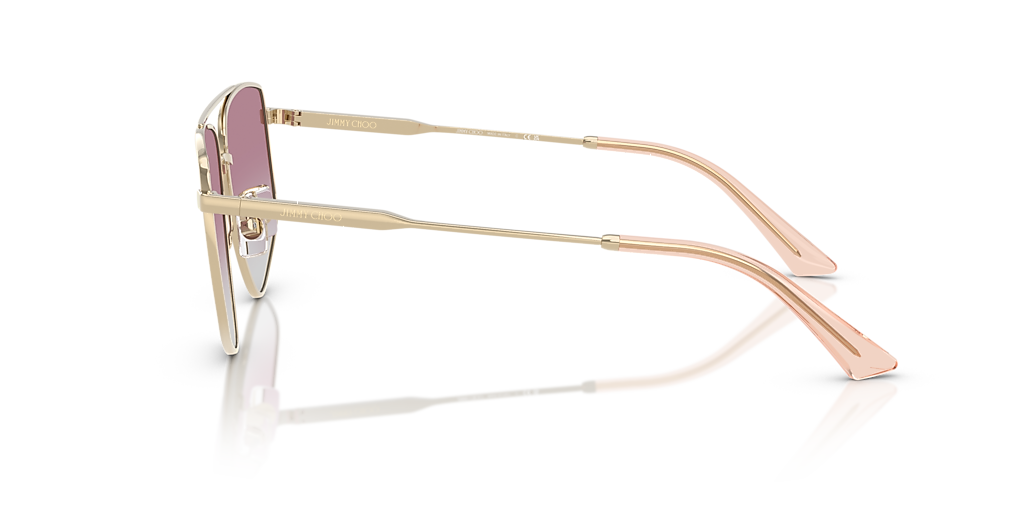 Jimmy Choo JC4011 XL (58 - 14) with Pink lenses and Gold