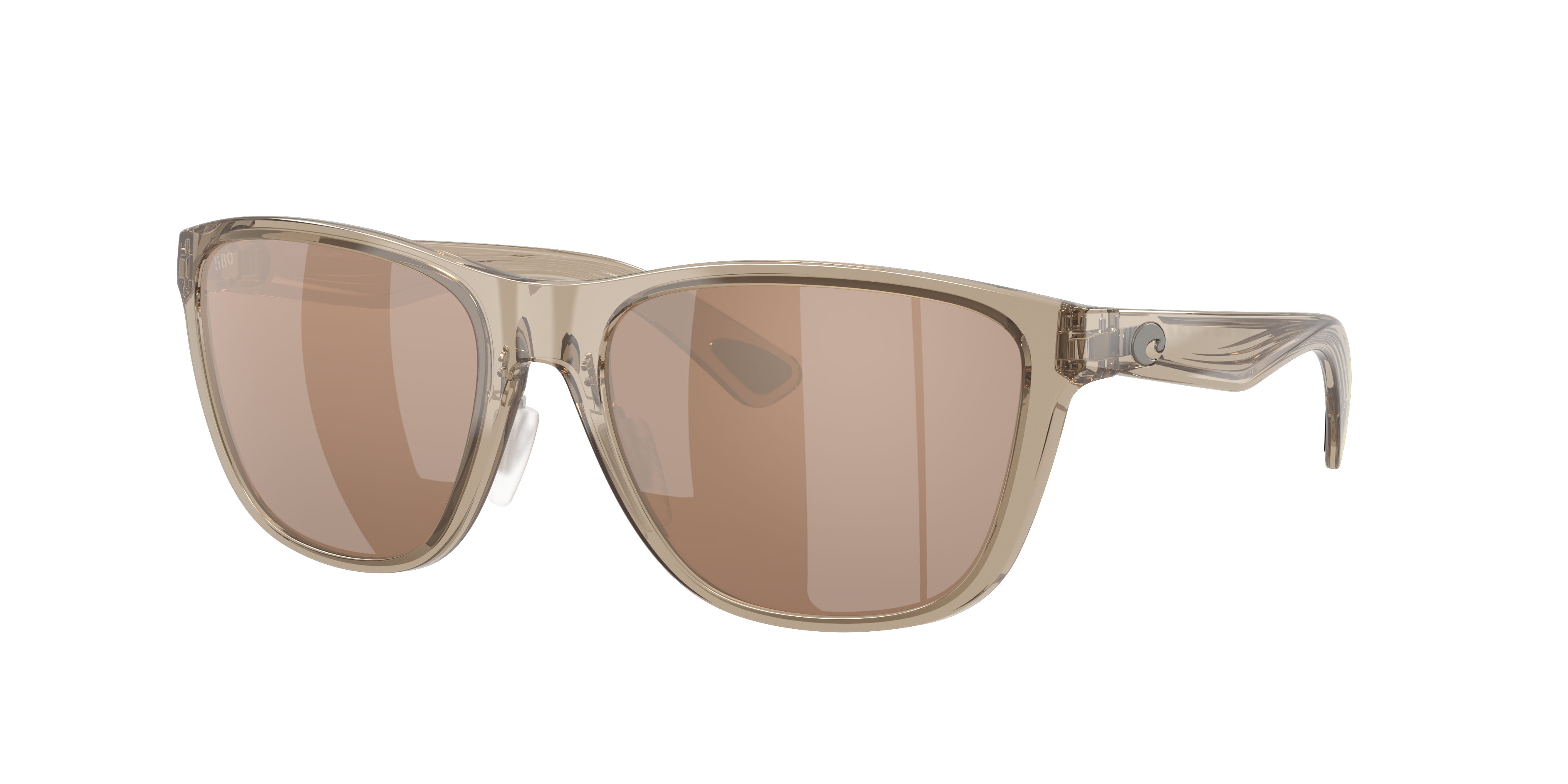 Costa Unisex Sunglass 6s9124 Corrientes In Copper Silver Mirror