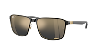 Ray-Ban RB3721CH Chromance XXL (59 - 17) with Blue lenses