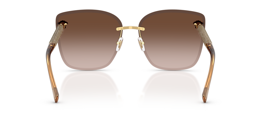 Versace VE2292B M (64 - 15) with Brown lenses and Gold frame