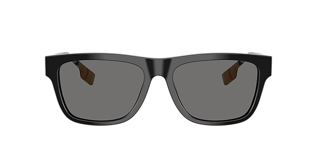 Visit Sunglasses Burberry BE4293 L (56-17) with Grey lenses and Black frame