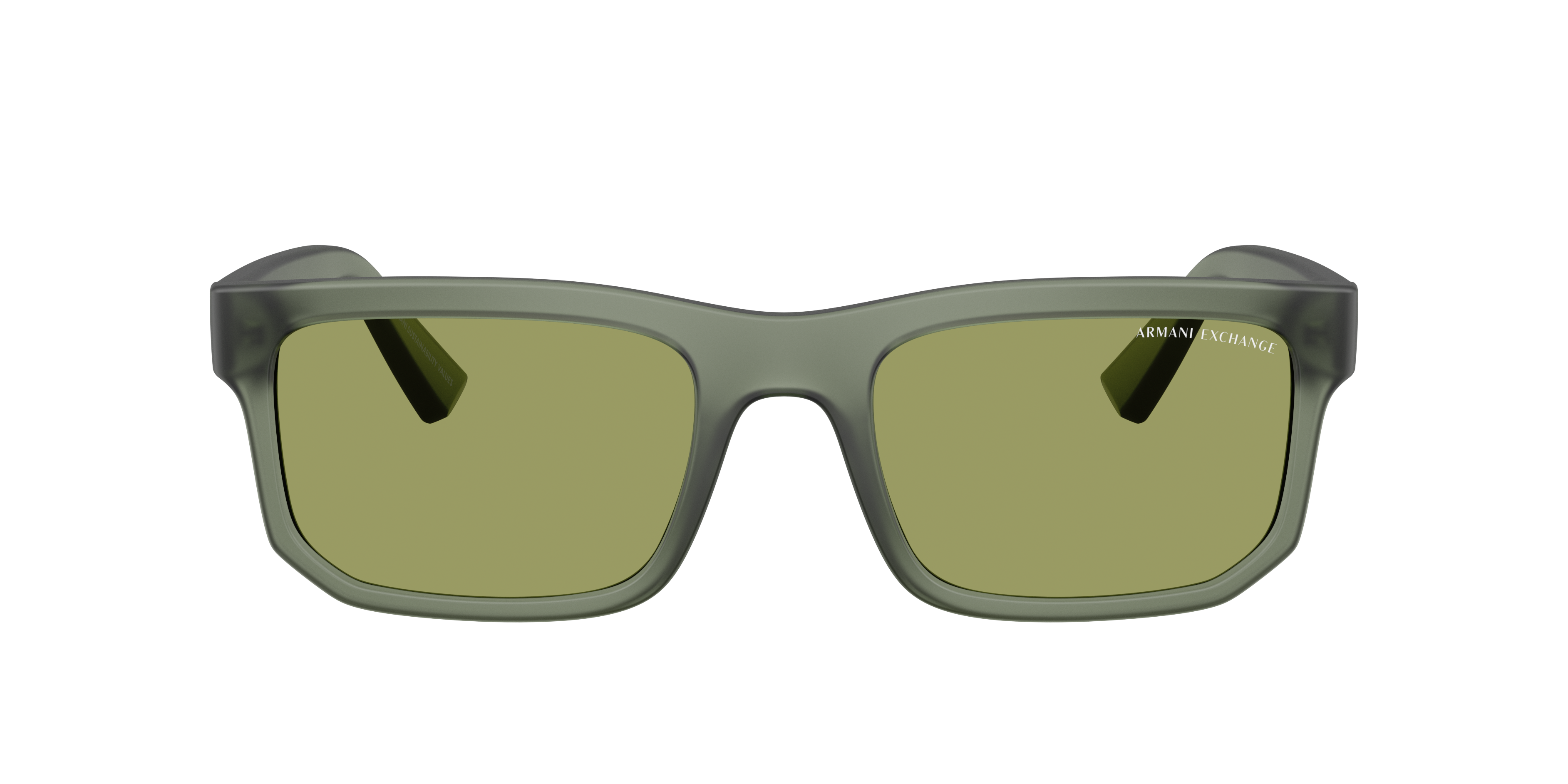Armani Exchange Man Sunglass Ax4165s In Green