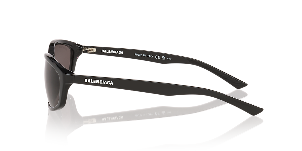 Balenciaga BB0401S XL (60 - 15) with Grey lenses and Black