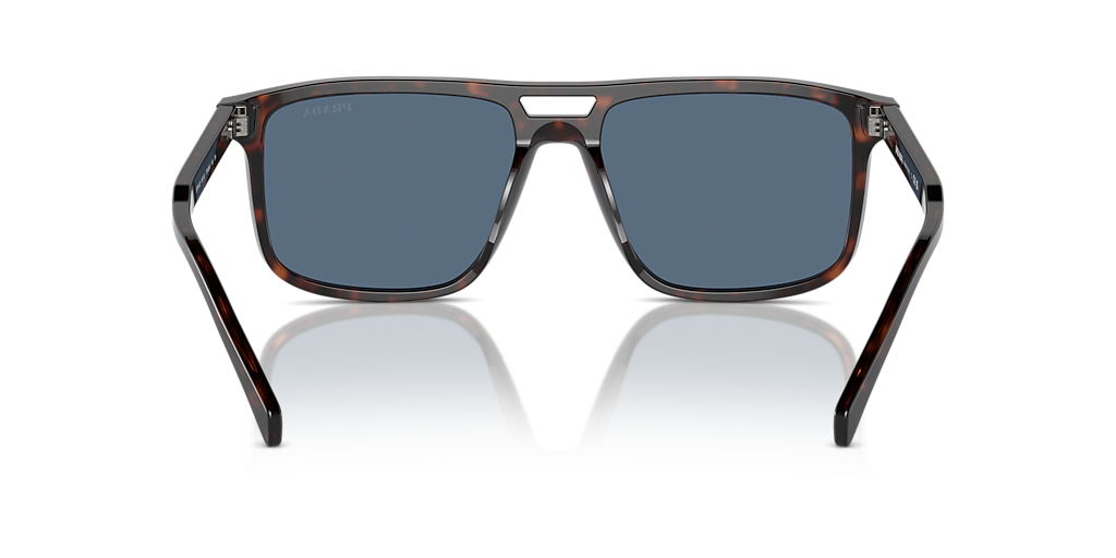 Prada PR A22S XL (58 - 18) with Blue lenses and Tortoise