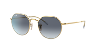 美品！Ray-Ban　RB3565 Ray-Ban RB3565 Jack L (53 - 20) with Green lenses and Gold
