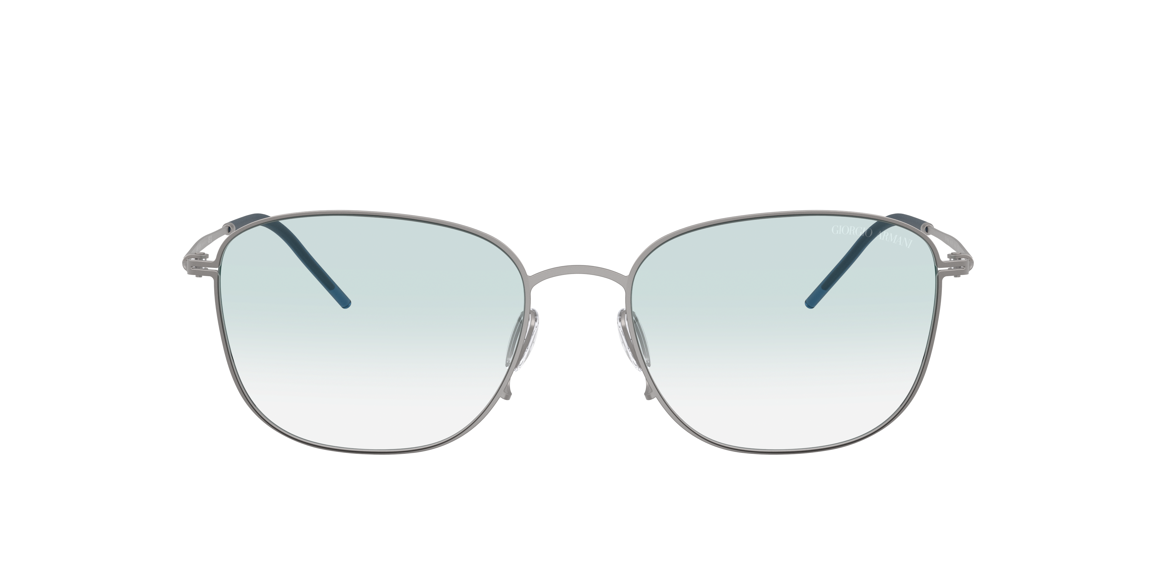 Giorgio Armani Man Sunglasses Ar6168 In Clear Gradient Light Blue