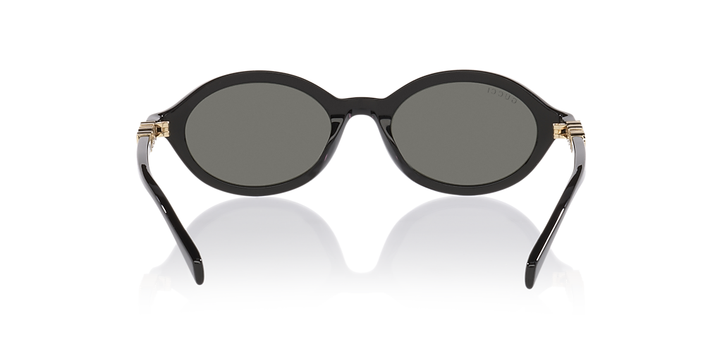 Gucci Gg2153S XS (51 - 19) com Lentes Cinza e Armação Preto