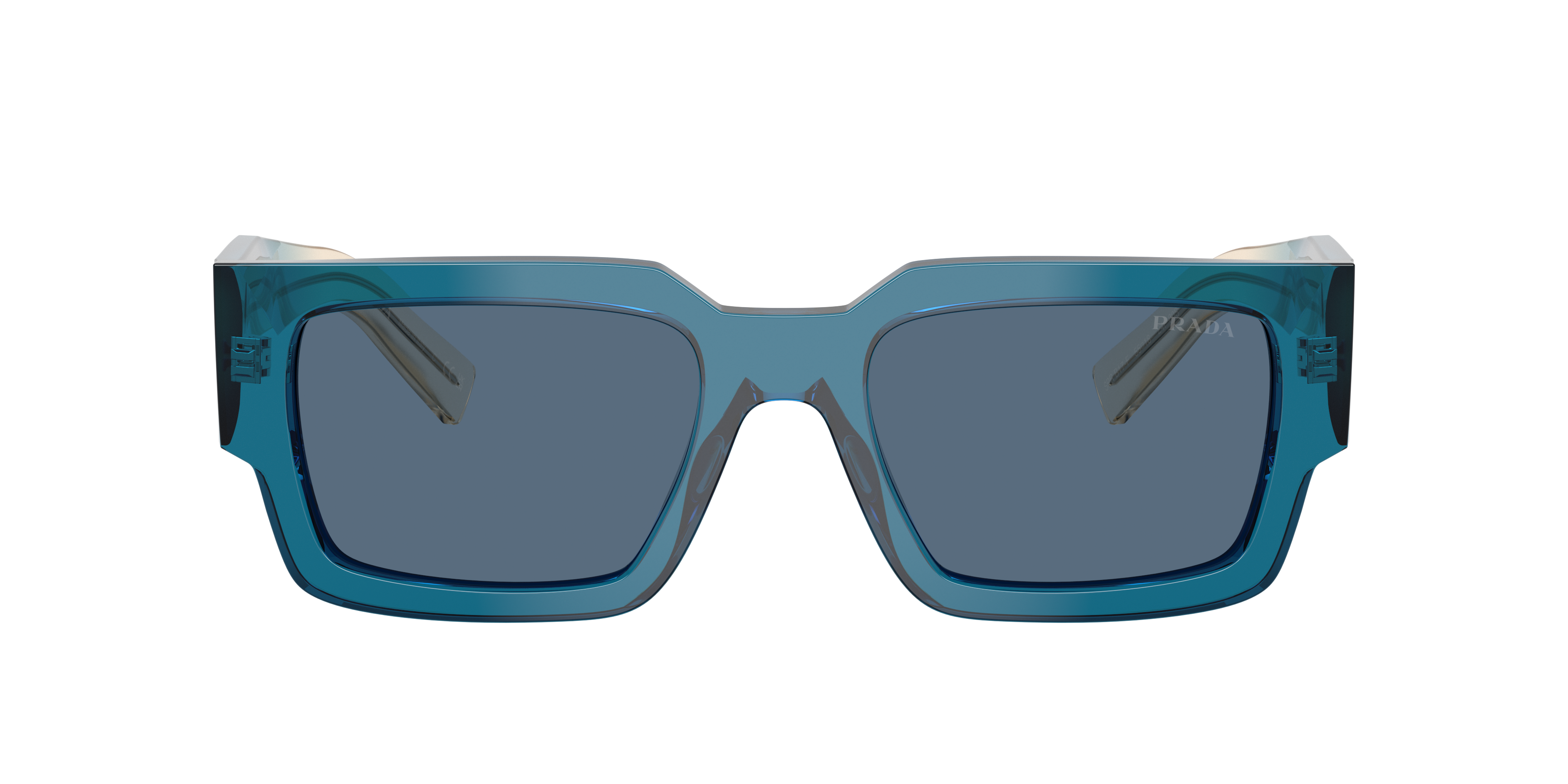 Prada PR B17SF L (55 - 18) with Blue lenses and Blue frame