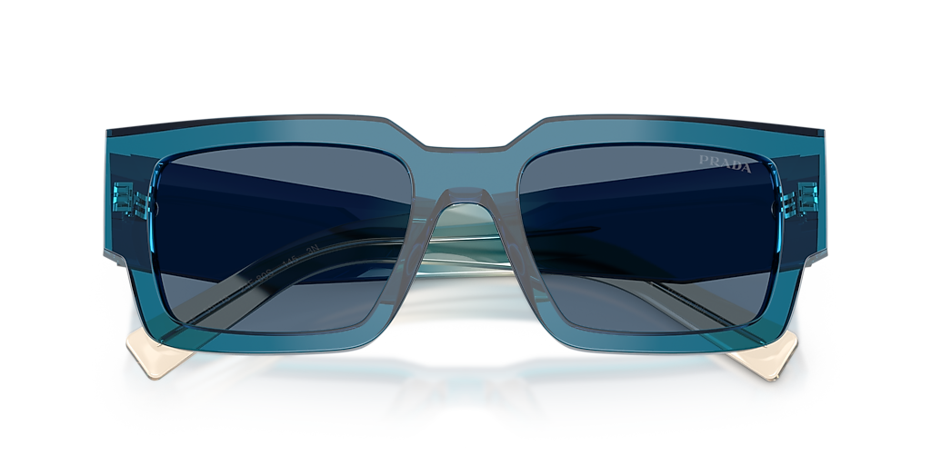 Prada PR B17SF L (55 - 18) with Blue lenses and Blue frame