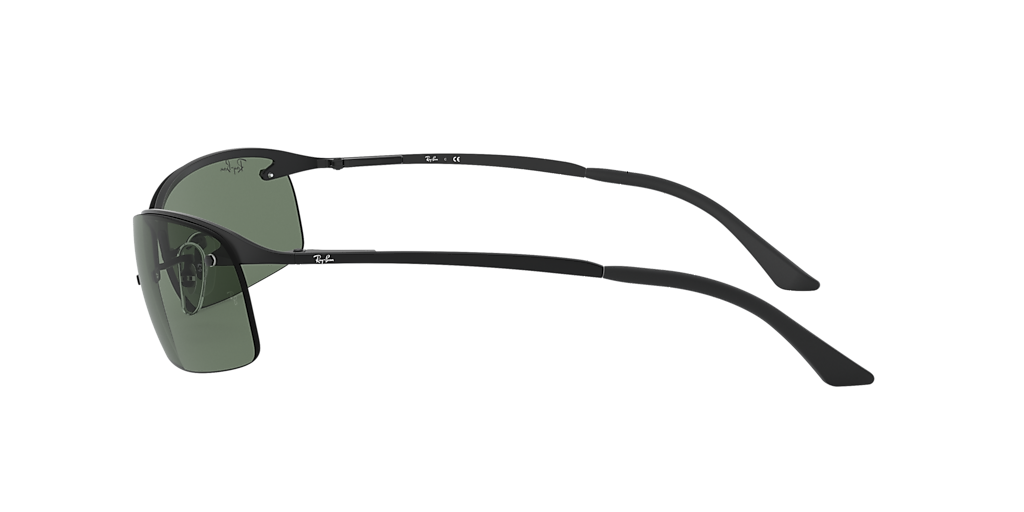 Ray-Ban RB3183 M (63 - 15) with Green lenses and Black frame