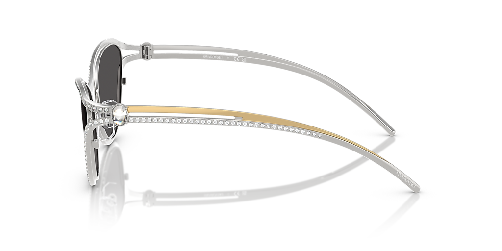 Swarovski SK7025 XXL (58 - 20) with Grey lenses and Silver