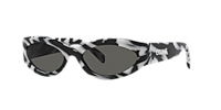 CELINE Monochroms CL40288I Black - Women Luxury Sunglasses, Grey Lens