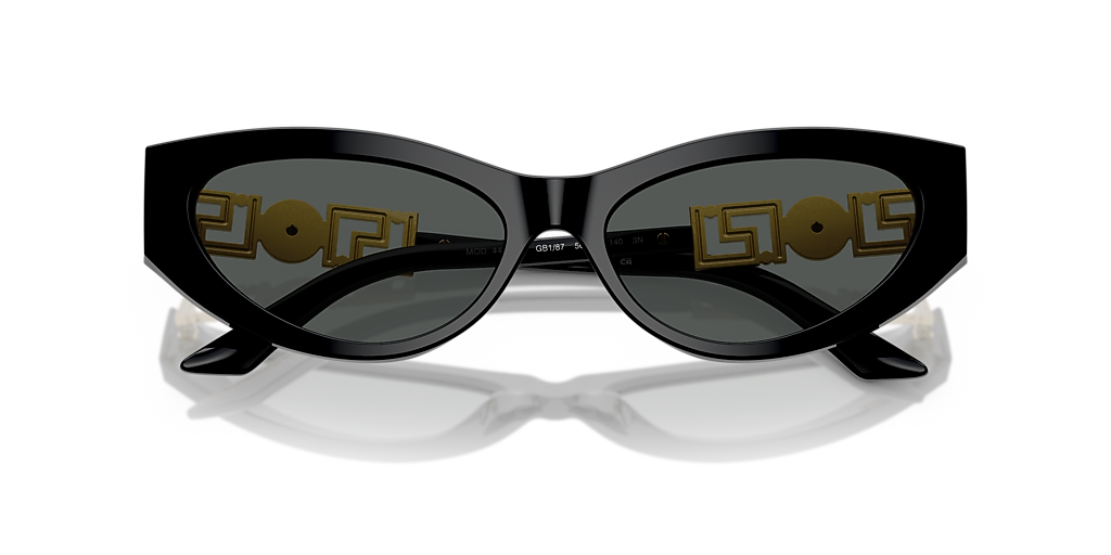 Versace VE4470-B Black Cat-Eye Sunglasses (Brand New, Full Inclusion) Versace Women main image 4