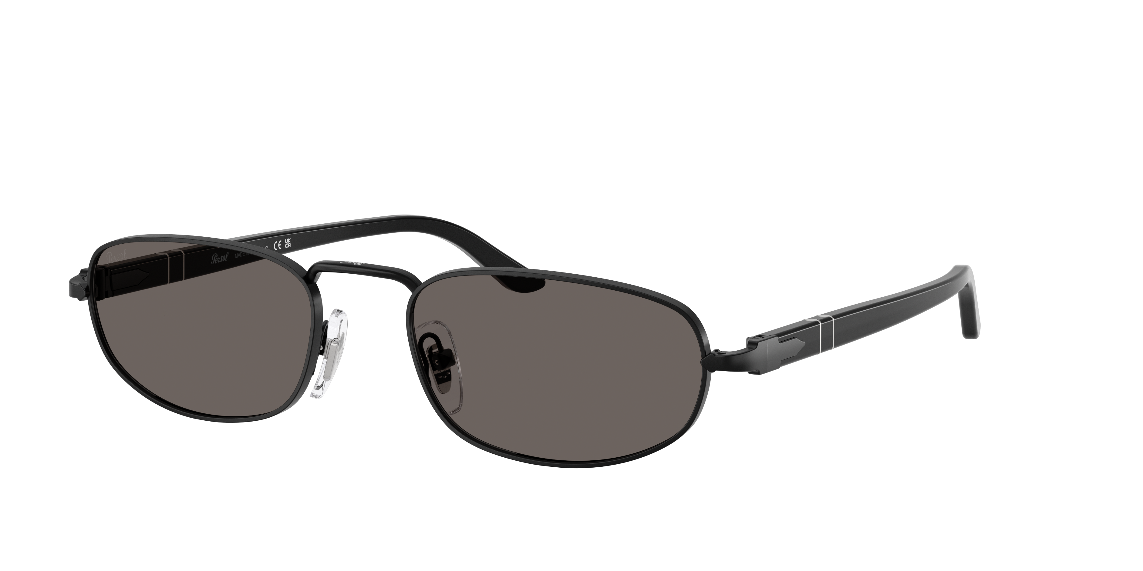 Persol Unisex Sunglass PO1028S -  Frame color: Demigloss Black, Lens color: Dark Grey