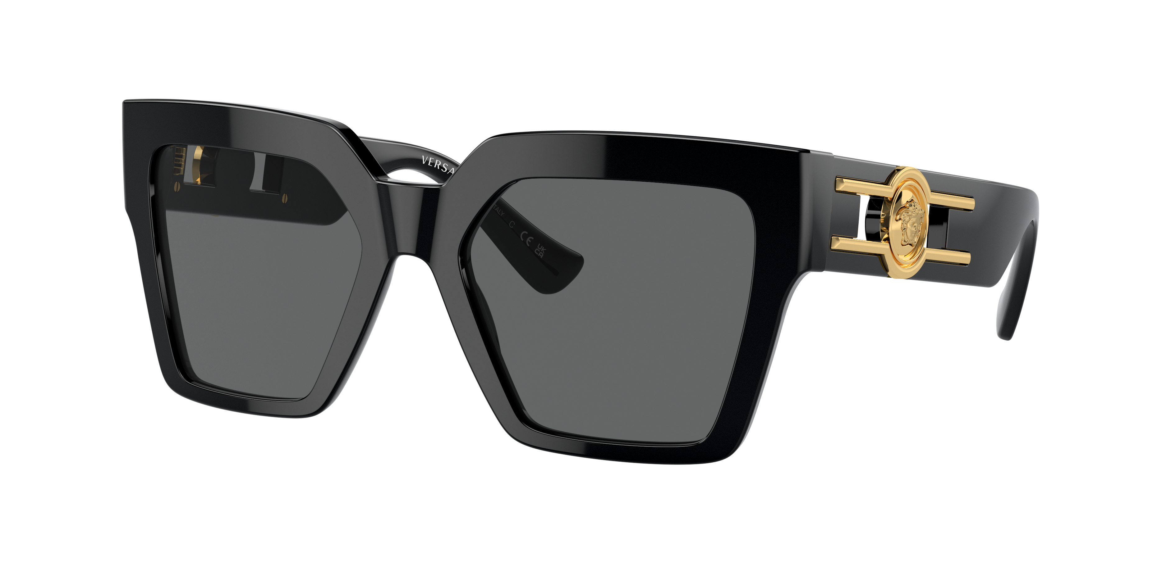 Versace VE4458F M (54 - 19) with Grey lenses and Black frame