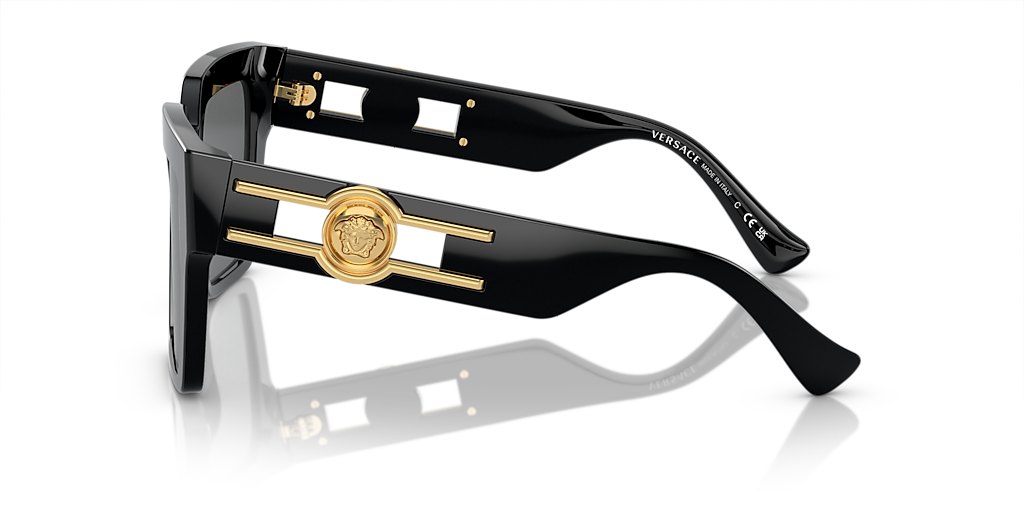 Versace VE4458F M (54 - 19) with Grey lenses and Black frame