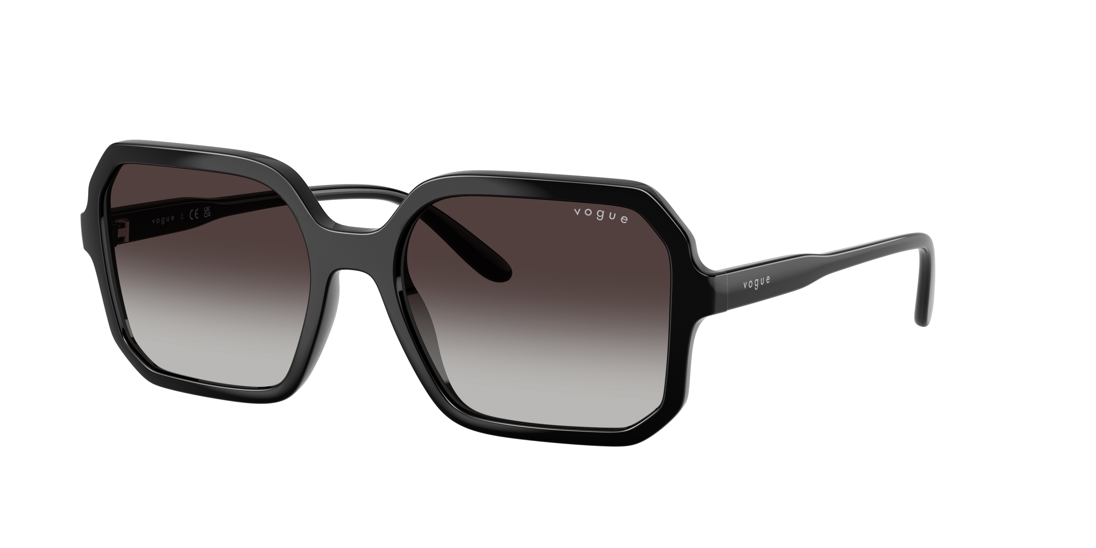 Vogue Eyewear Woman Sunglass VO5696S -  Frame color: Black, Lens color: Grey Gradient