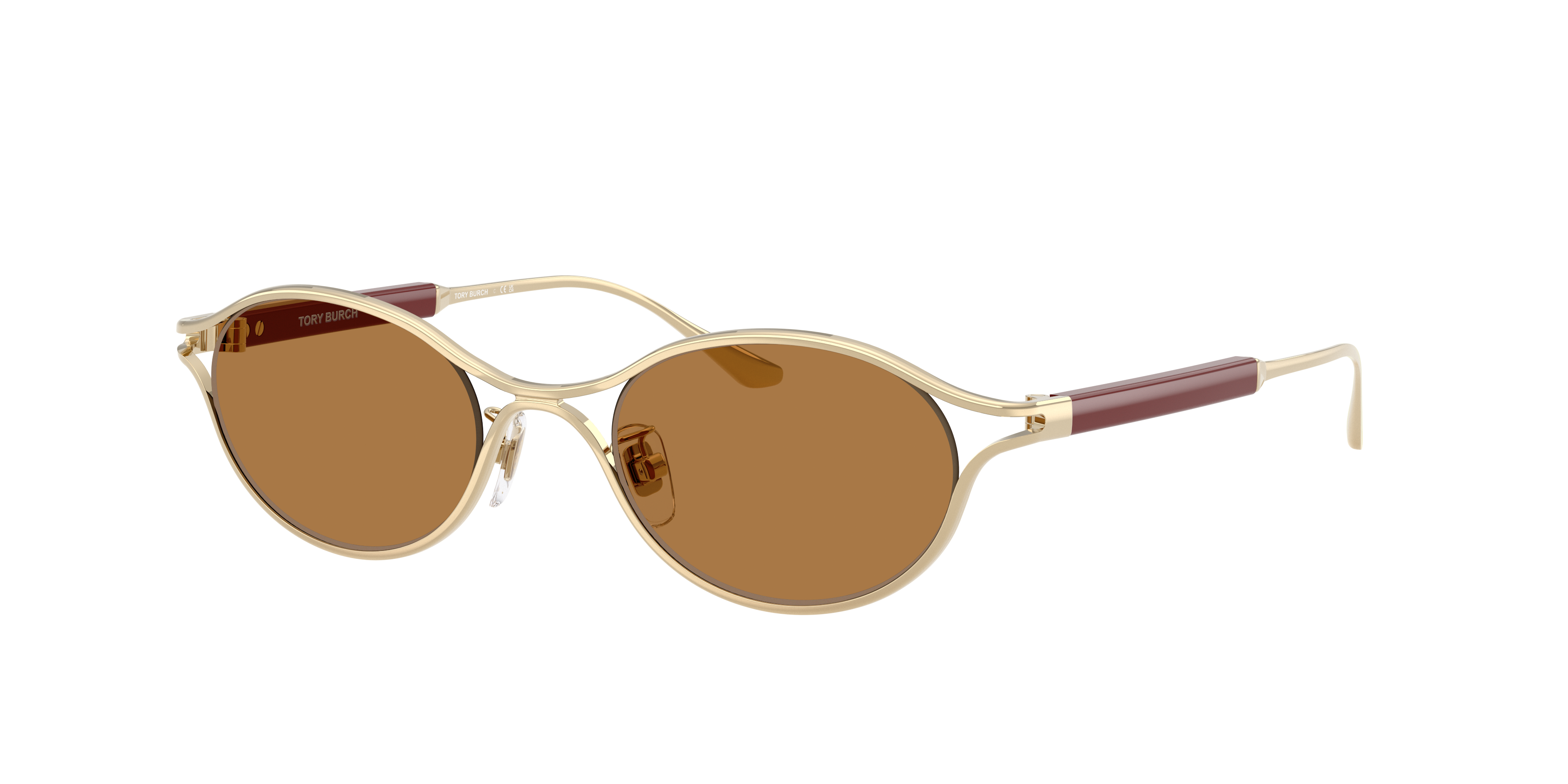 Tory Burch Woman Sunglass Ty5018 In Brown