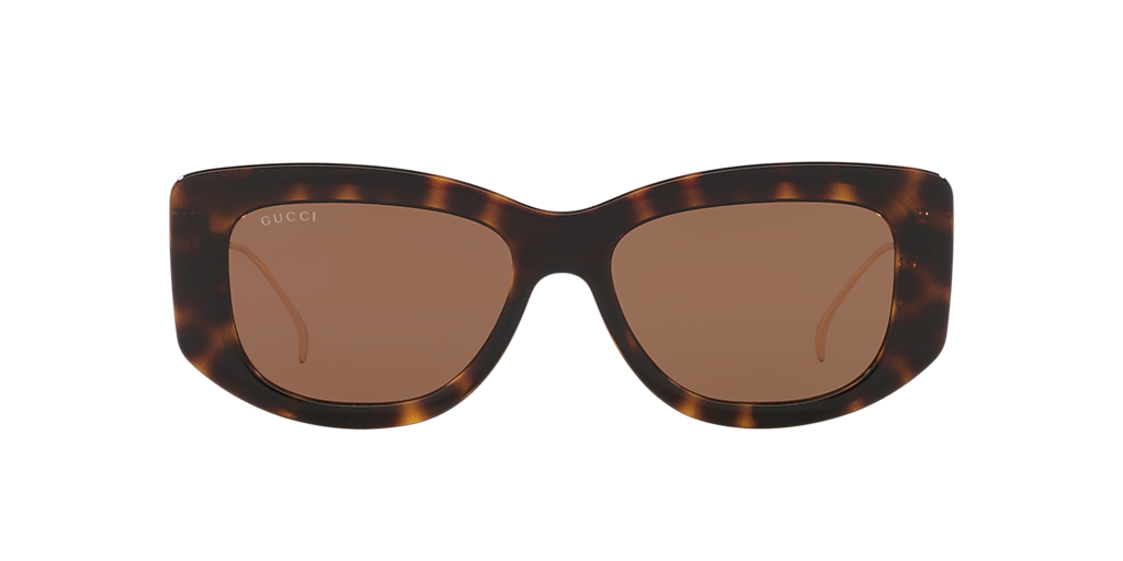 GUCCI GG1566S Tortoise - Women Luxury Sunglasses, Brown Lens