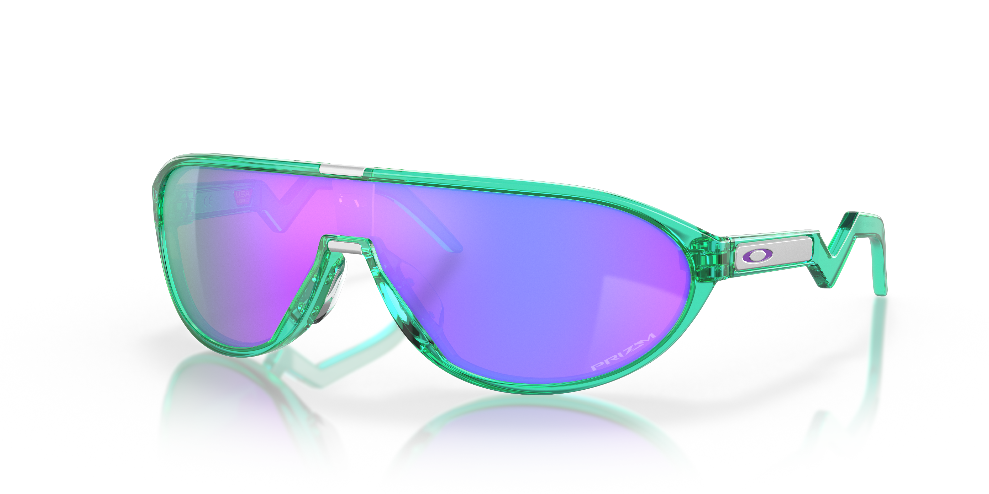 Oakley OO9467 CMDN L (0 - 133) with Violet lenses and Blue frame