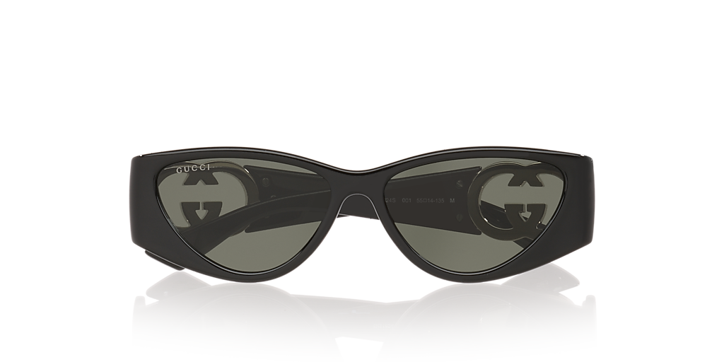 Gucci GG1824S M (55 - 14) with Grey lenses and Black frame