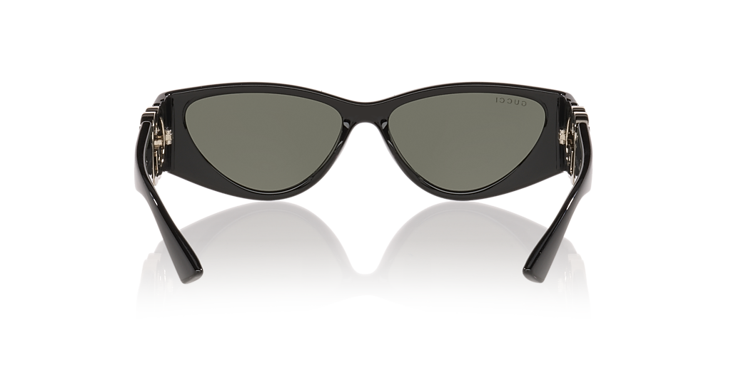 Gucci GG1824S M (55 - 14) with Grey lenses and Black frame  display picture 2