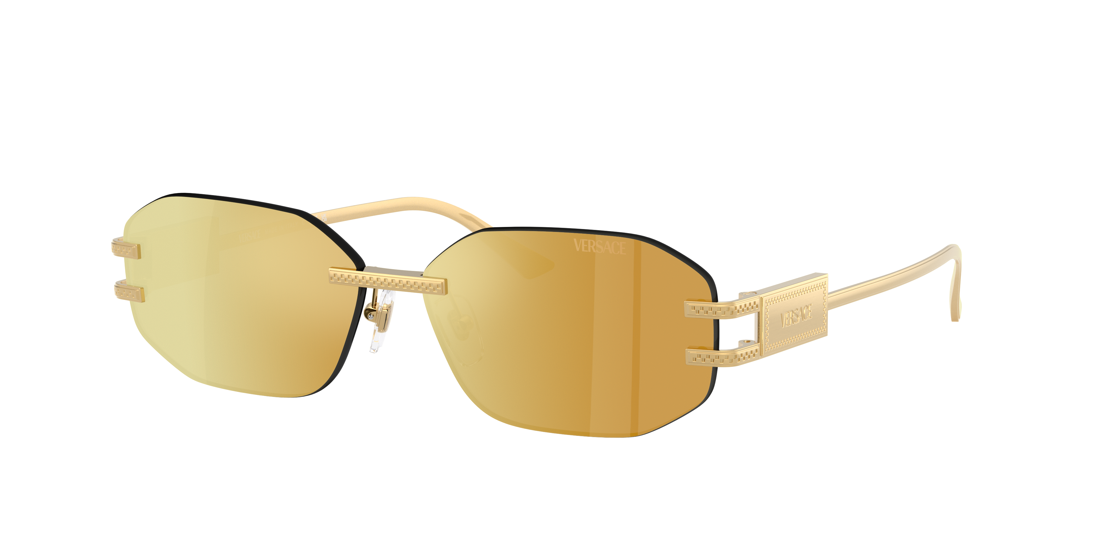 Versace Woman Sunglass VE2274 -  Frame color: Gold, Lens color: Brown Mirror Gold