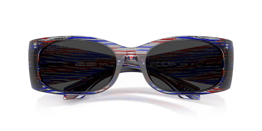 Alain Mikli A05509 XL (61 - 19) with Black lenses and Multicolor