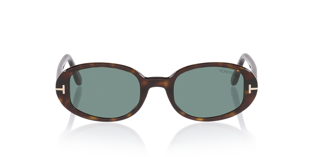 トム・リドル　403045 Tom Ford Iggy L (49 - 21) with Green lenses and Tortoise frame