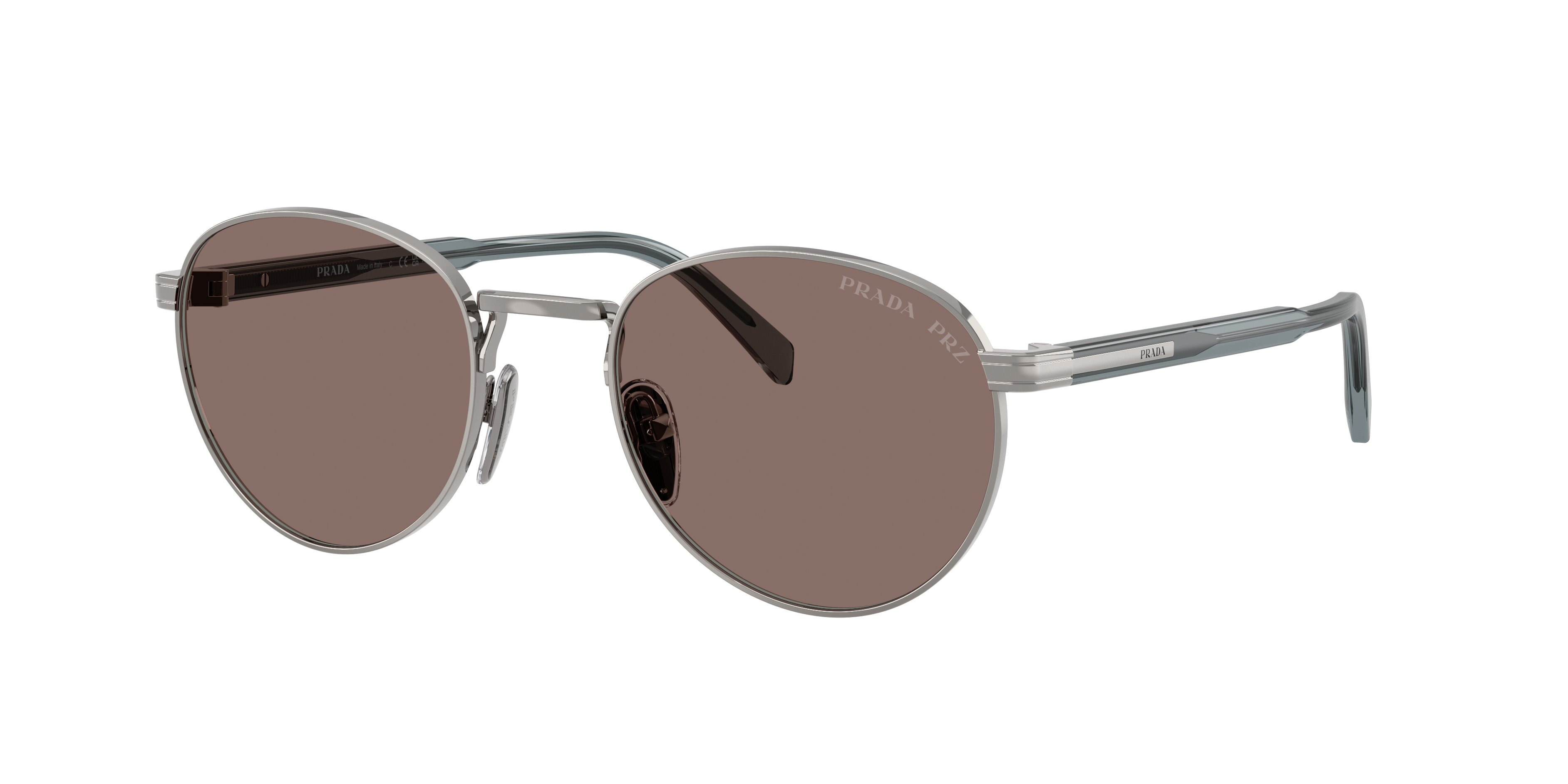 Prada Man Sunglass Pr B51s In Silver