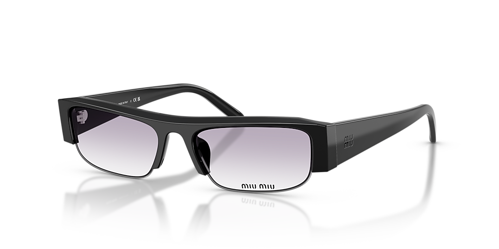 Miu Miu MU B07SF S (54 - 17) with Grey lenses and Black frame
