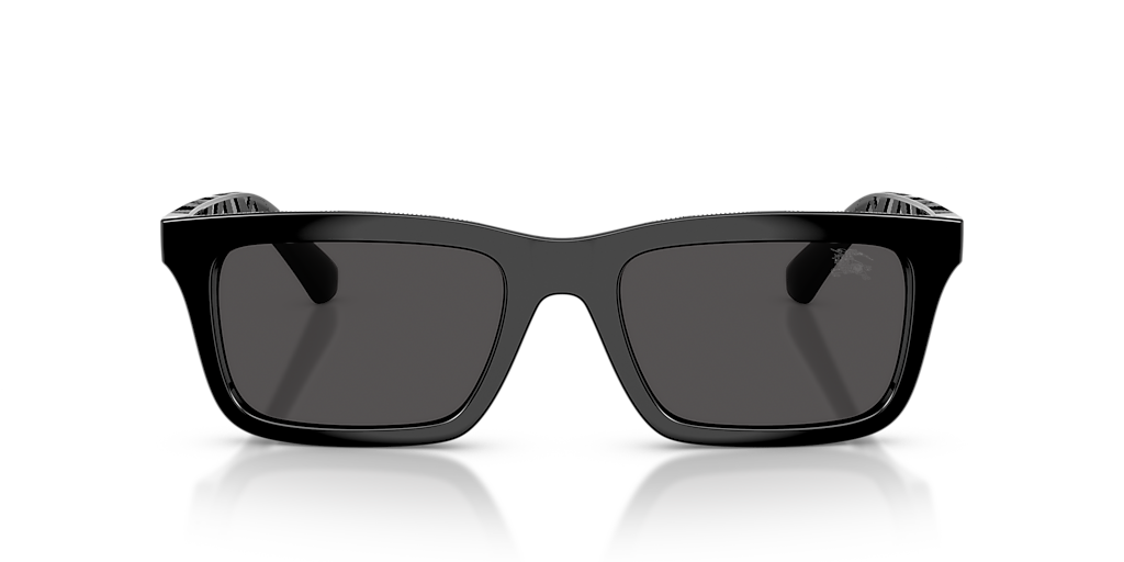 BURBERRY BE4475U Black - Men Luxury Sunglasses, Dark Grey Lens