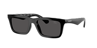 Visit Sunglasses Burberry BE4475U L (53-19) with Grey lenses and Black frame