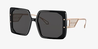 Bvlgari BV8254 55 Dark Grey & Black Sunglasses | Sunglass Hut Canada